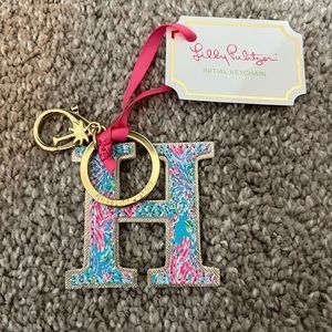 Lilly Pulitzer Initial H Keychain